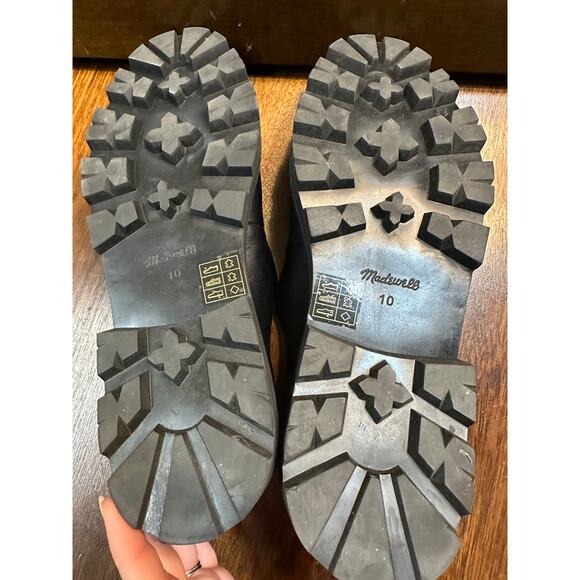 Madewell Chunky Mary Jane Shoes Women 10 Black Academia Dark Neutral Grunge 90s - Picture 11 of 11